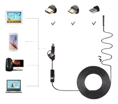 Camara boroscopia con led