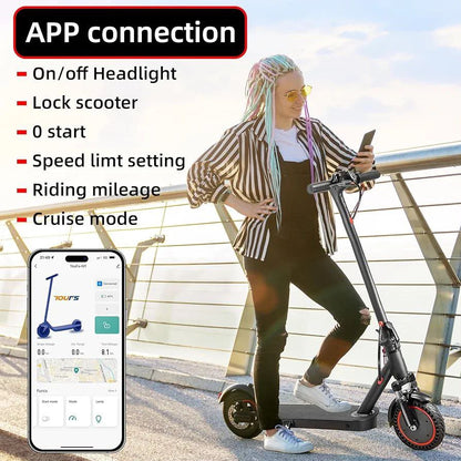 Scooter eléctrico con conexión a Bluetooth