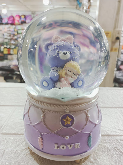 Lámpara musical de cristal