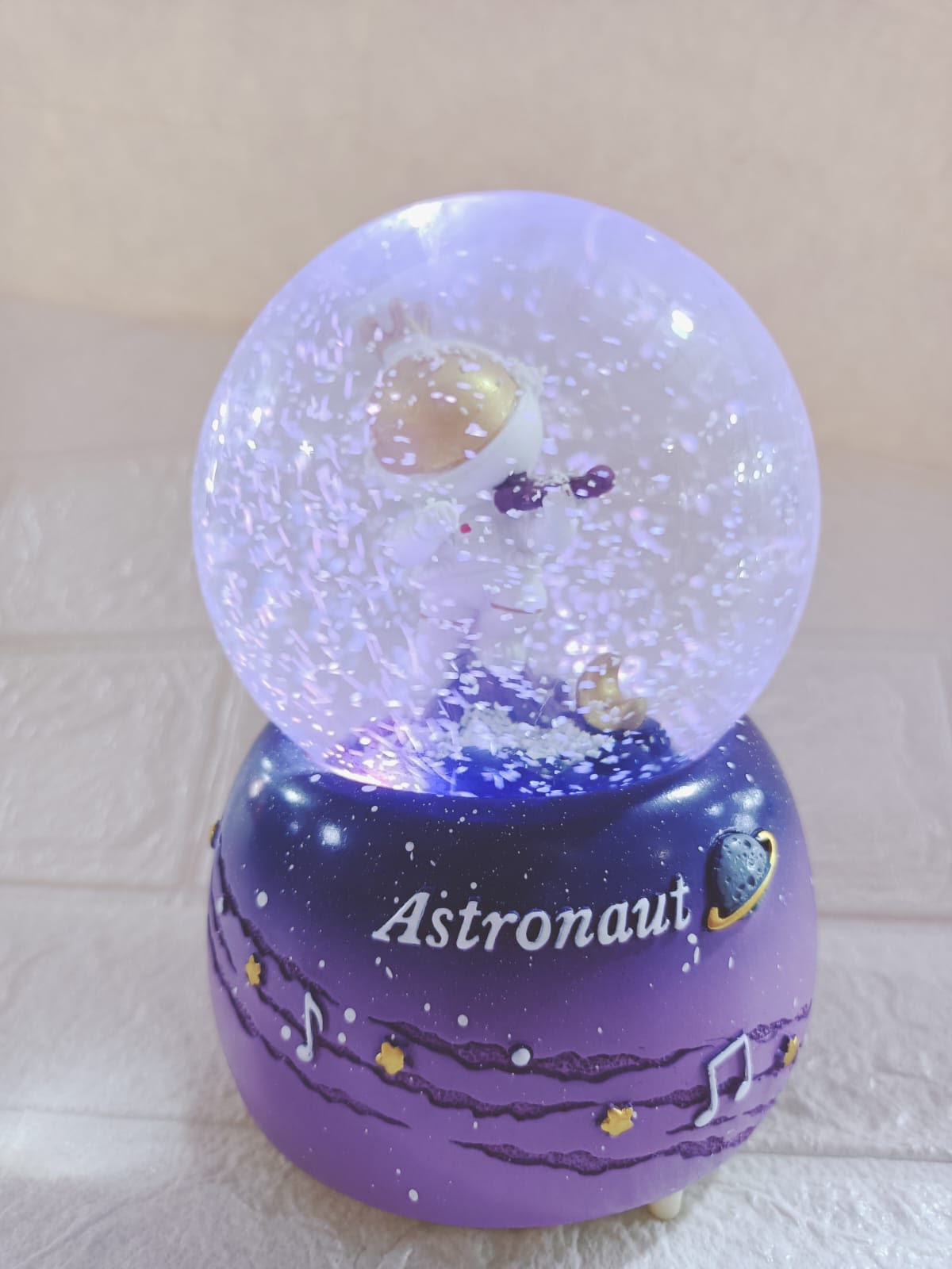 Lámpara musical de cristal
