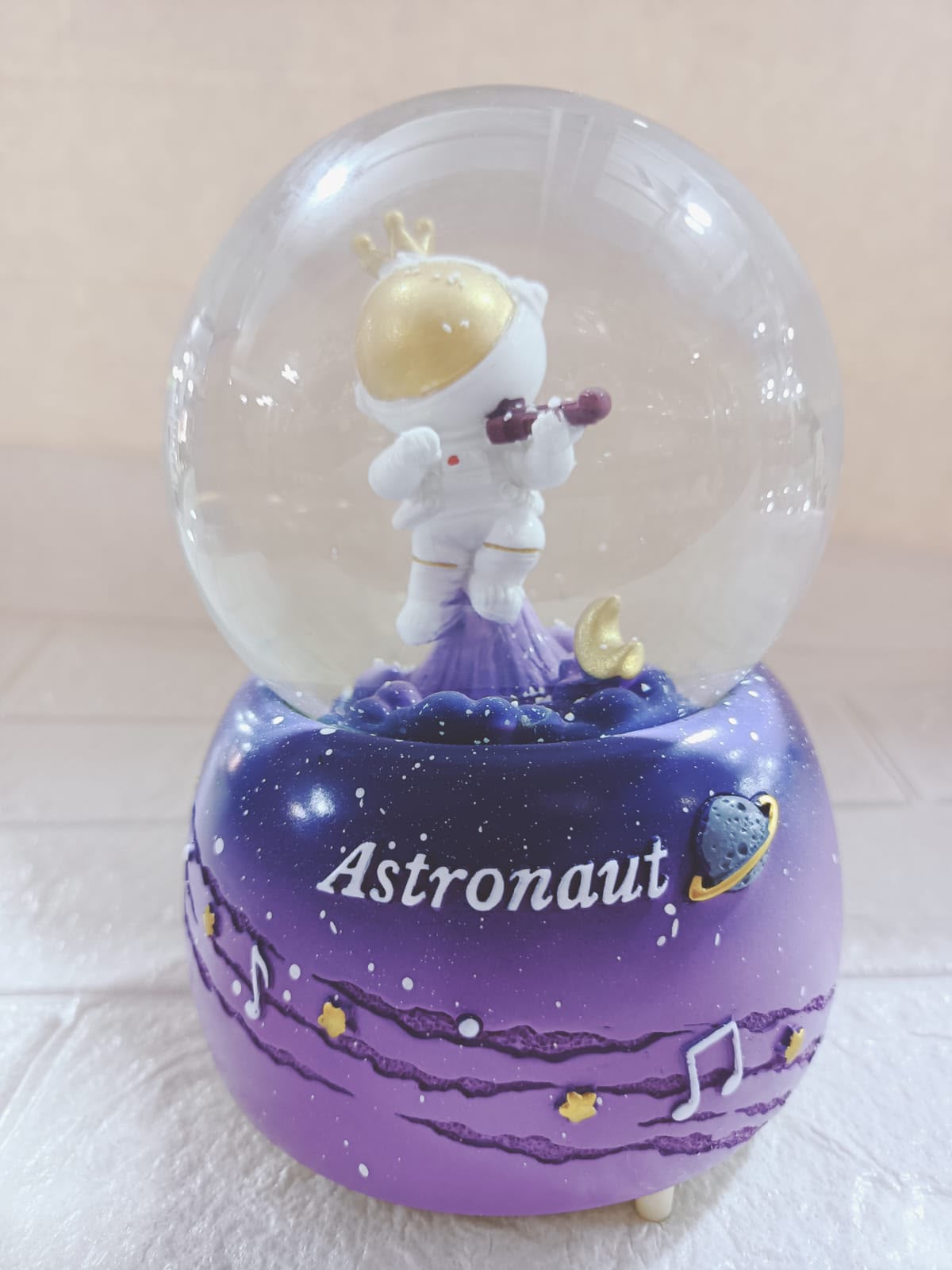 Lámpara musical de cristal