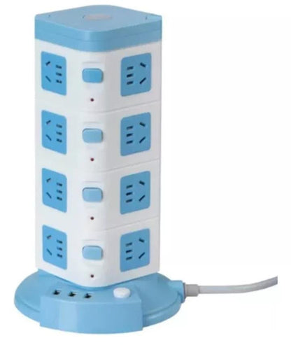 Torre multi tomacorriente 16 enchufes