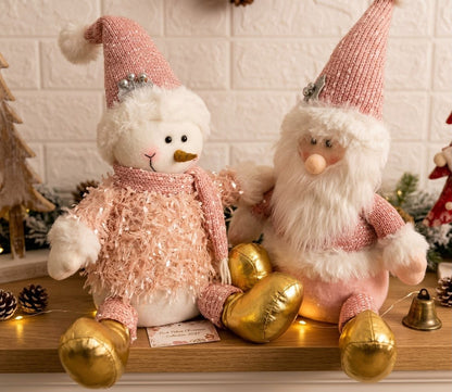 Muñeco navideño sentado