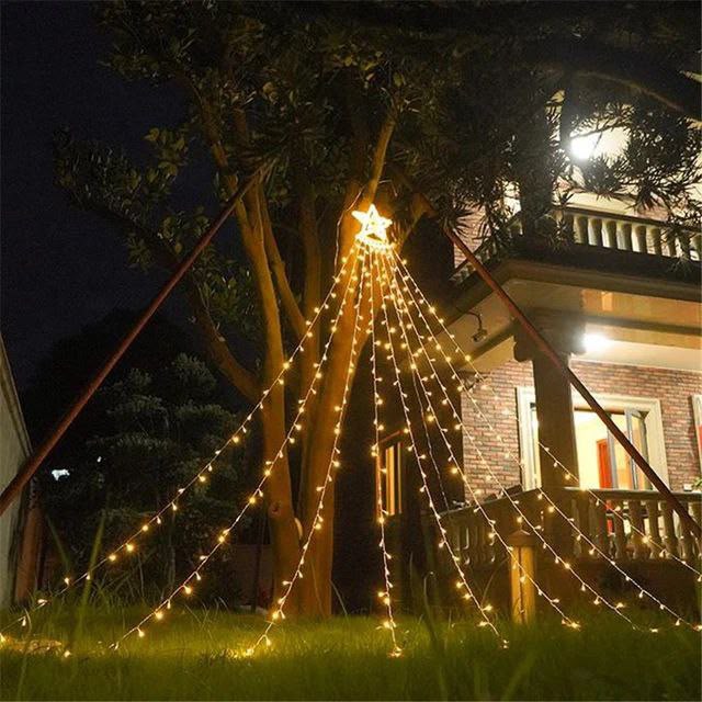 Cortina para arbol navideño