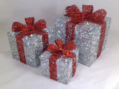 Caja de regalo con luces