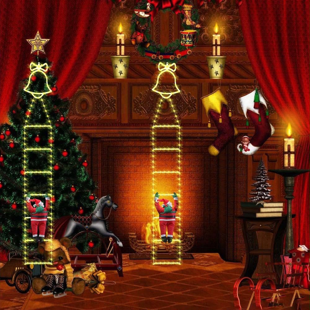 Luces de escalera Santa Claus grande