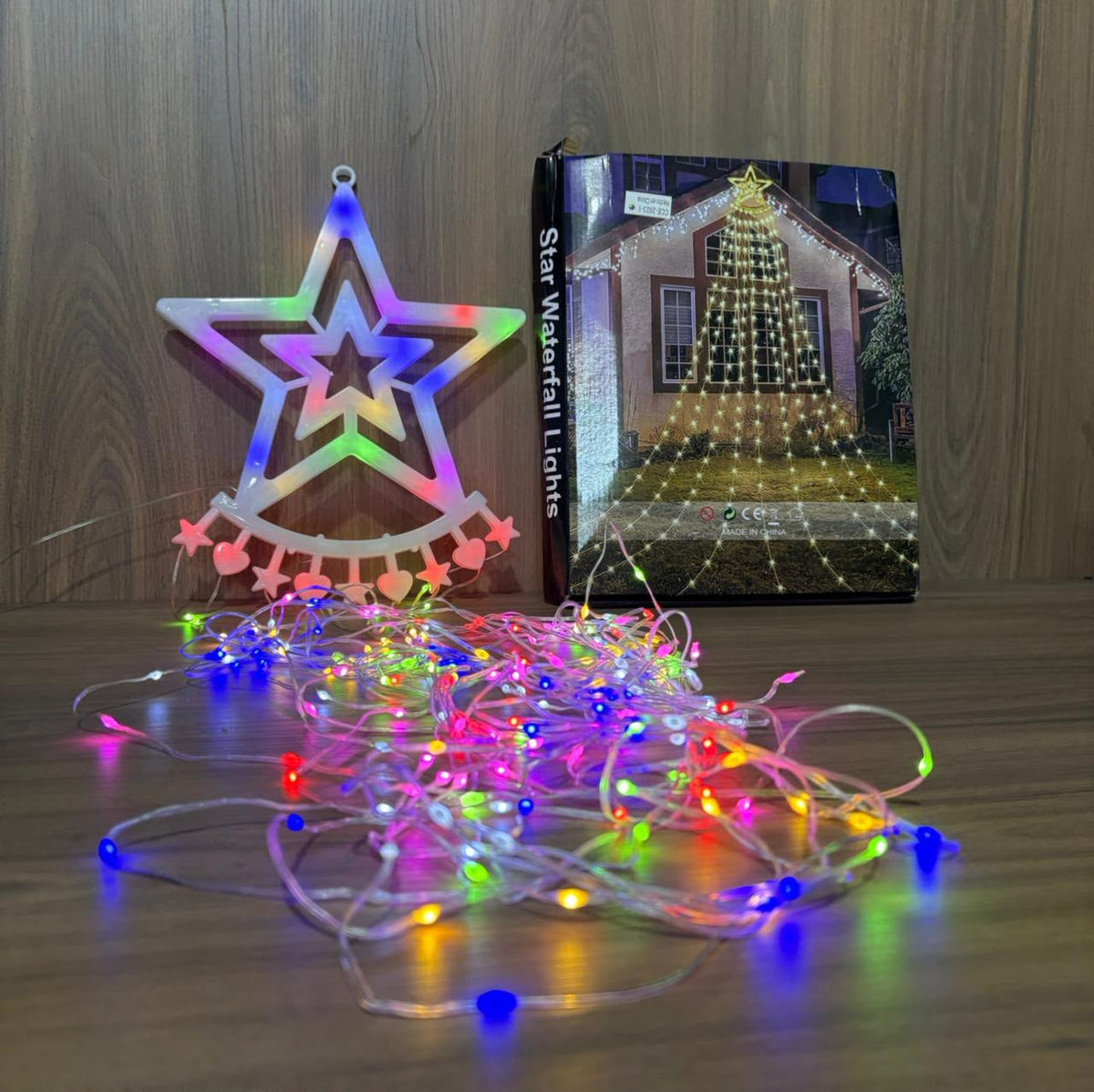 Cortina para arbol navideño