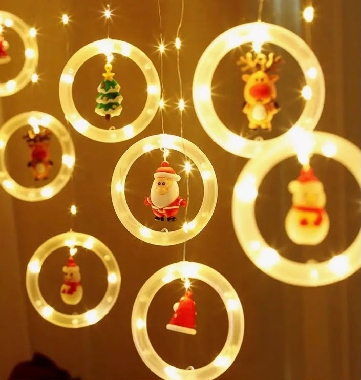 Guirnalda de aro navideño