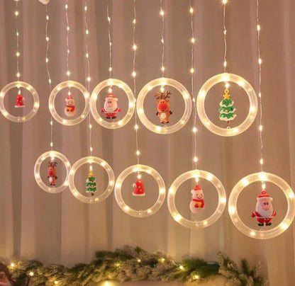 Guirnalda de aro navideño