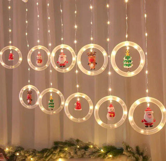 Guirnalda de aro navideño