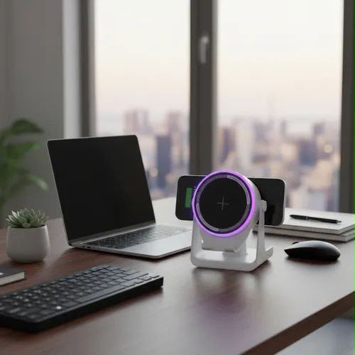 Altavoz inalámbrico con soporte para celular