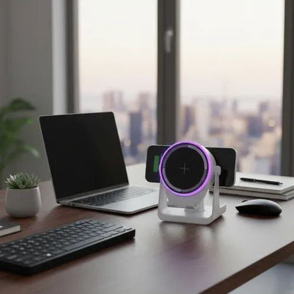Altavoz inalámbrico con soporte para celular