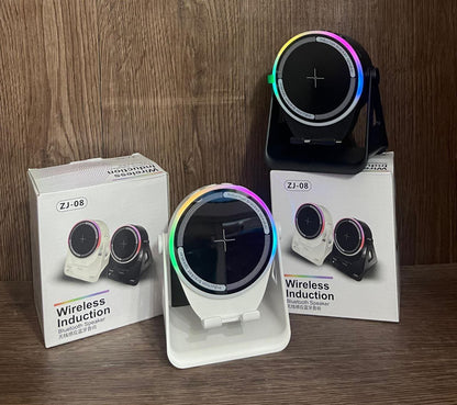 Altavoz inalámbrico con soporte para celular