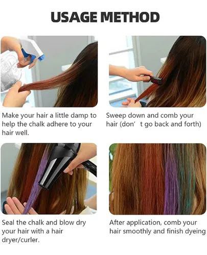 Tiza para cabello para niñas