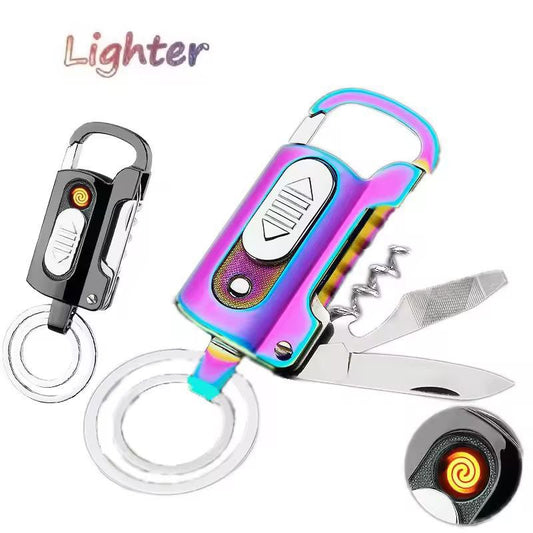 Llavero encendedor y destapador