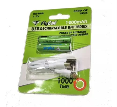 Set de 2 pilas recargables AAA
