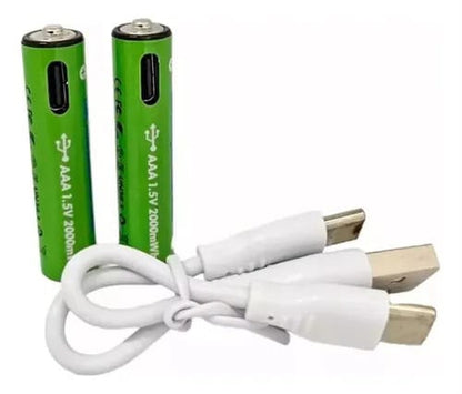Set de 2 pilas recargables AAA