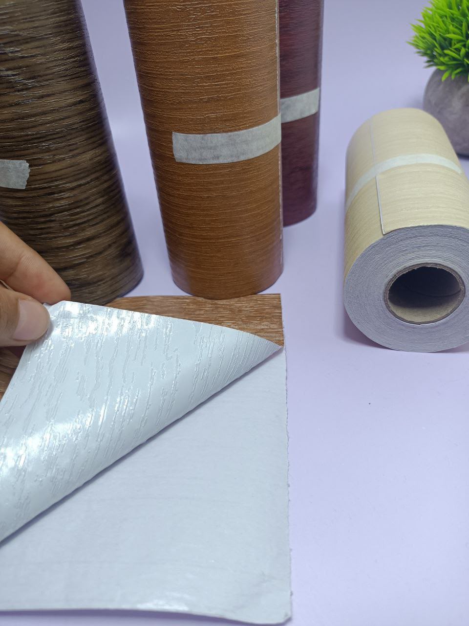 Rollo adhesivo panel pared