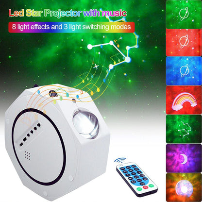 Lampara led proyector galaxia