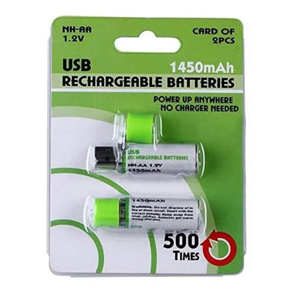 Par de pilas recargables AA