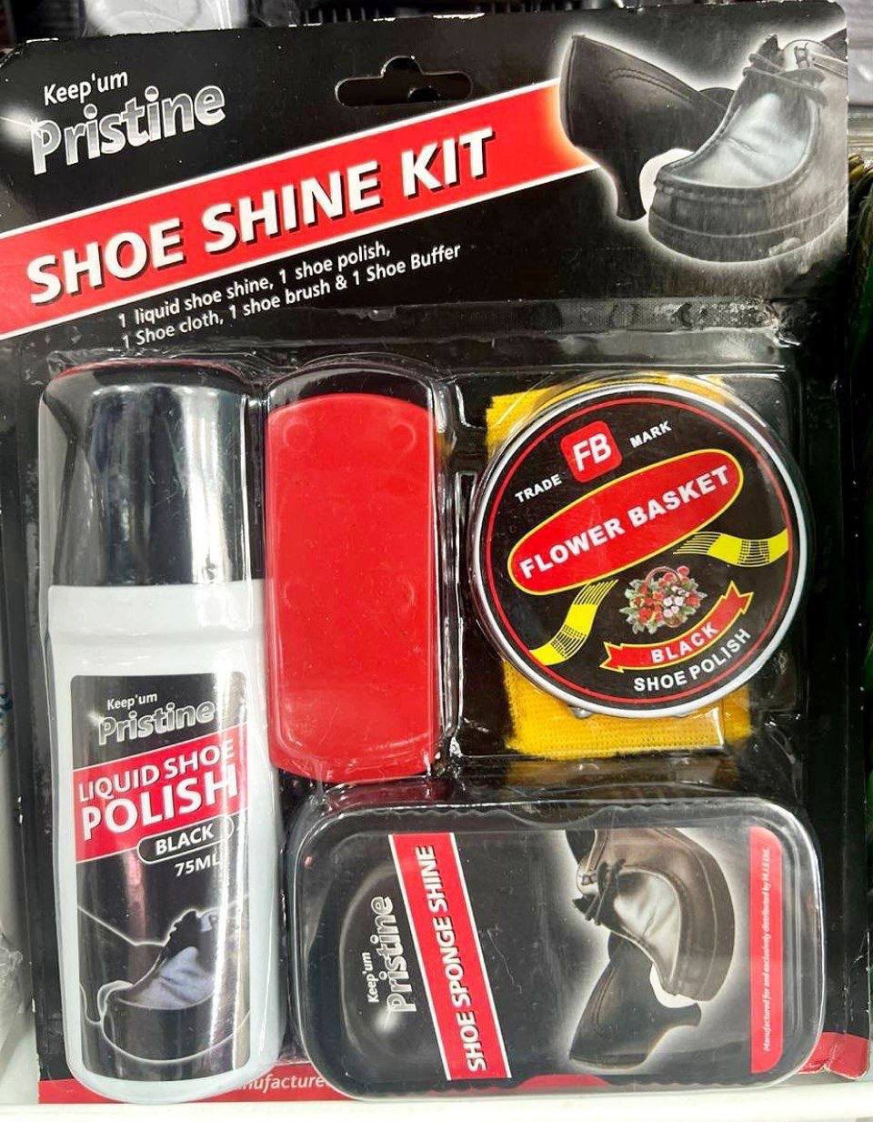 Set limpieza de zapatos 5pcs