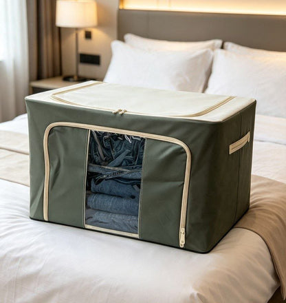 Caja almacenadora plegable