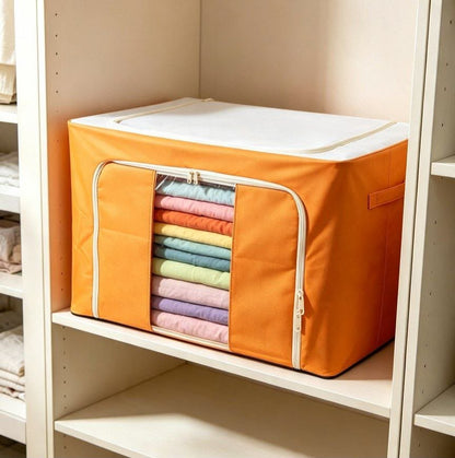 Caja almacenadora plegable