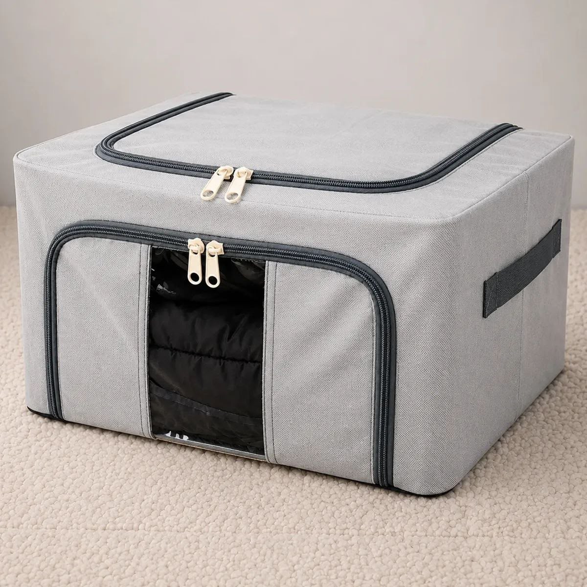 Caja almacenadora plegable