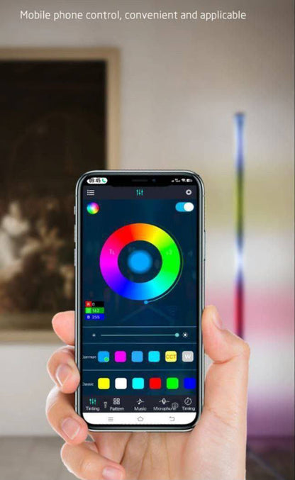 Lampara led RGB con control