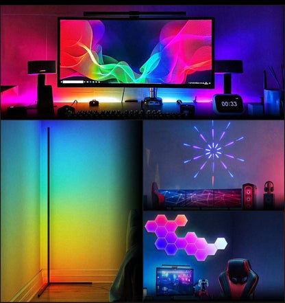 Lampara led RGB con control