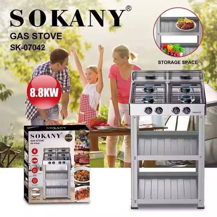 Cocina a gas 4 hornillas