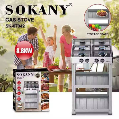 Cocina a gas 4 hornillas