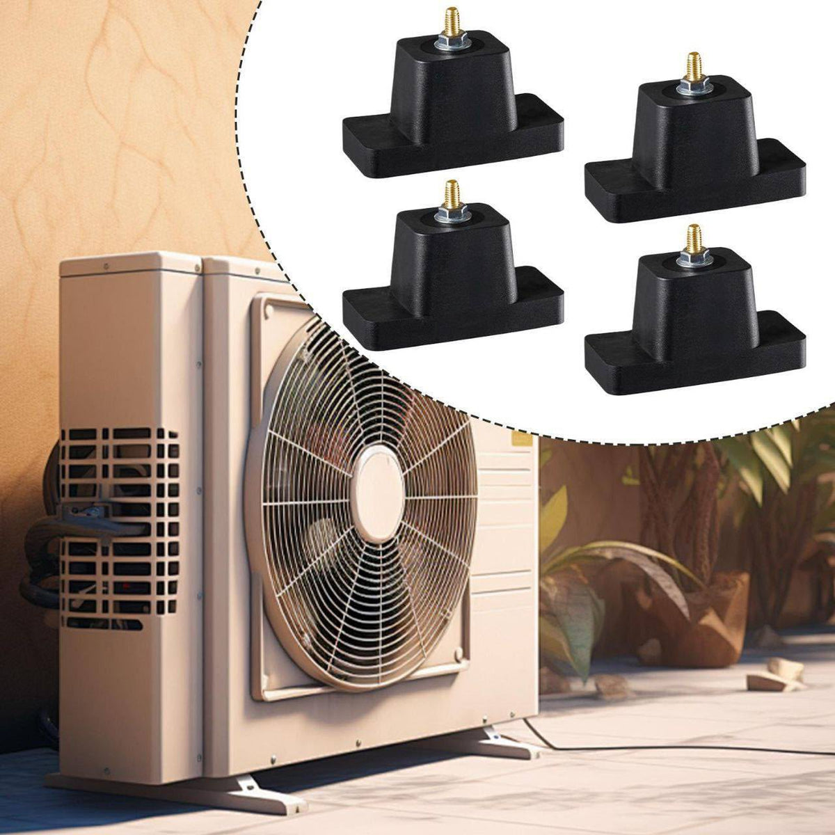 4 soportes aire acondicionado