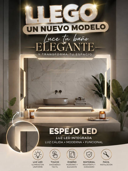 Espejo rectangular 70x50