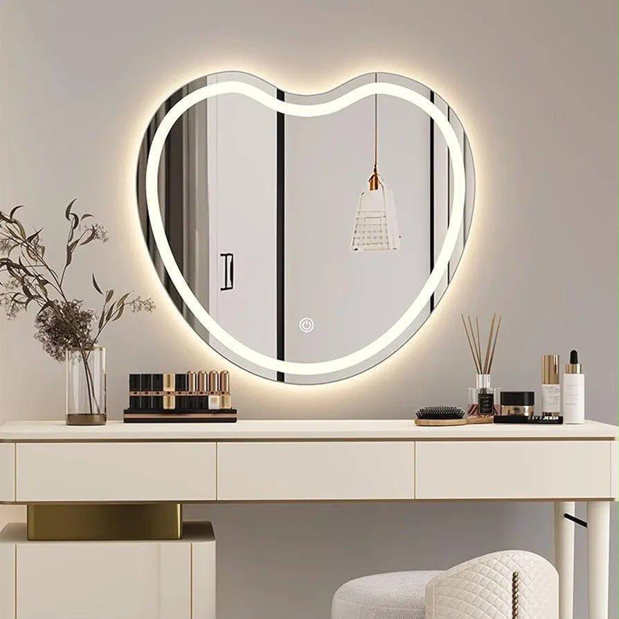Espejo led corazon 60cm