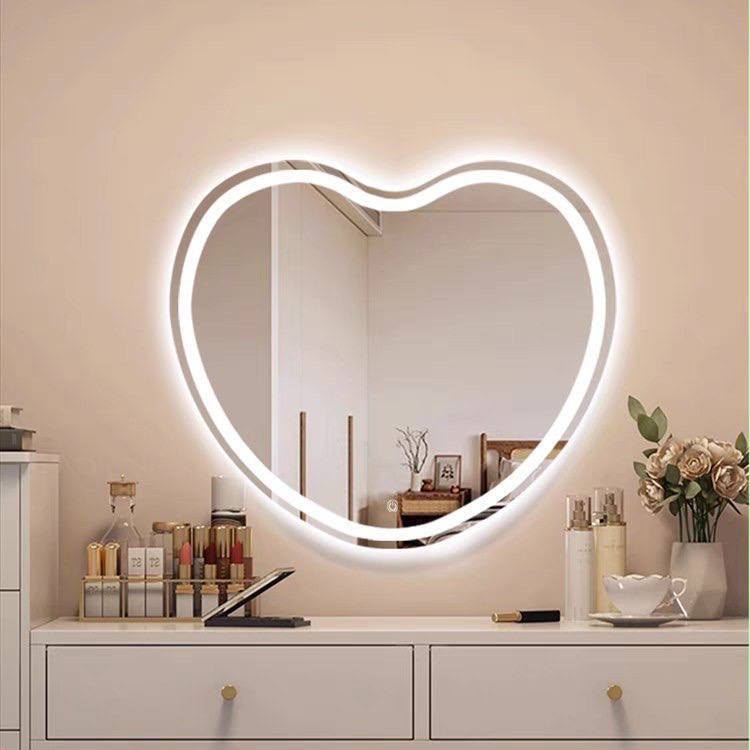 Espejo led corazon 60cm