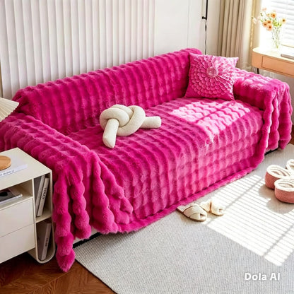 Cobertor piel de conejo