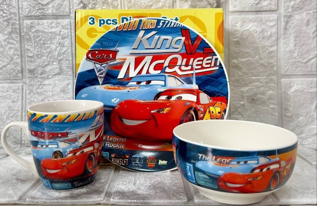 Set vajilla Cars