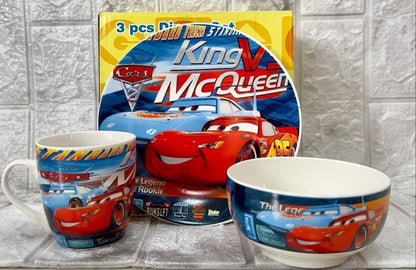 Set vajilla Cars