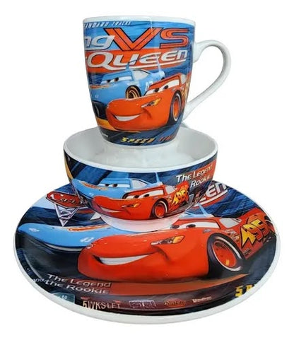 Set vajilla Cars