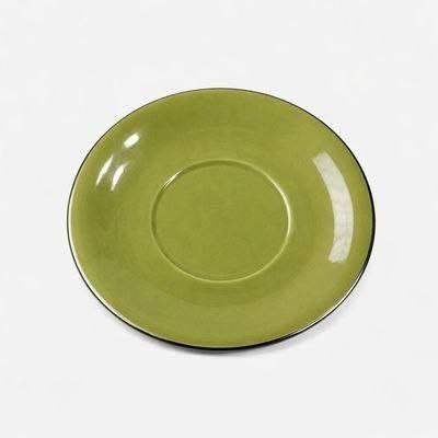 Set de 6 tazas + 6 platos verde manzana