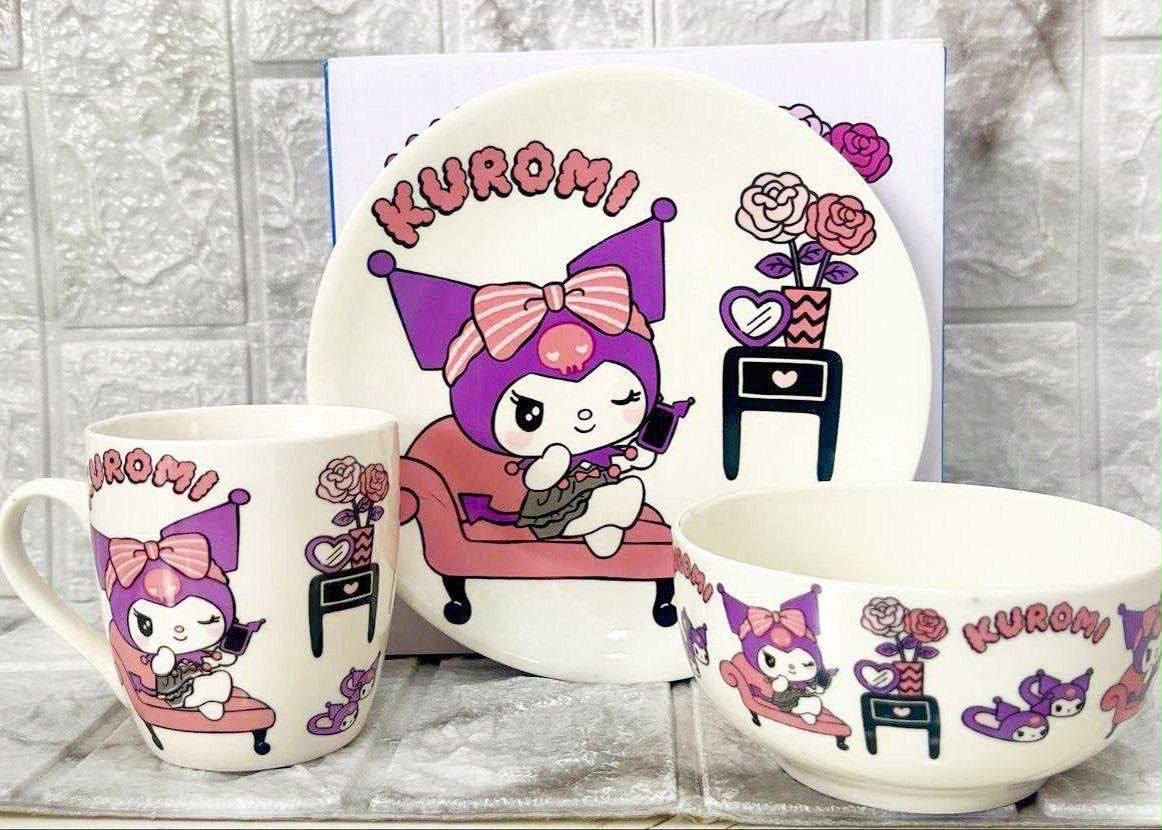 Set vajilla Kuromi