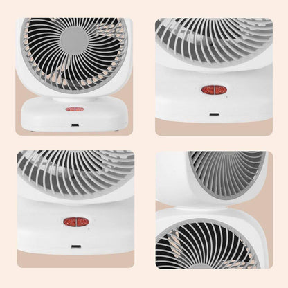 Ventilador doble giratorio