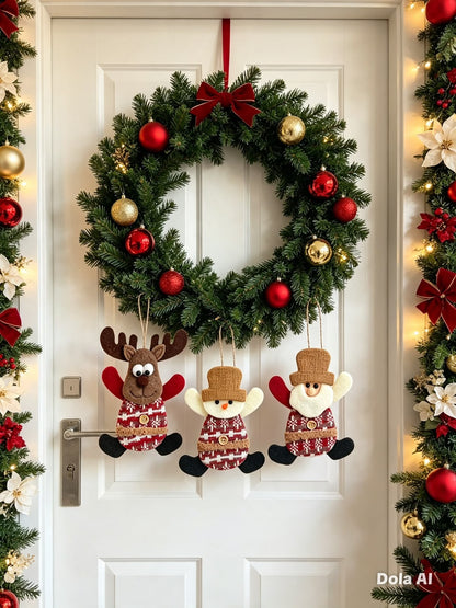 Adornos colgantes navideños
