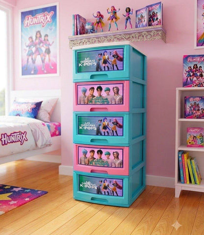 Cajonera 5 niveles niña