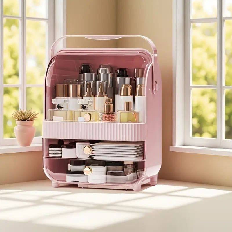 Organizador para Maquillaje Rosa