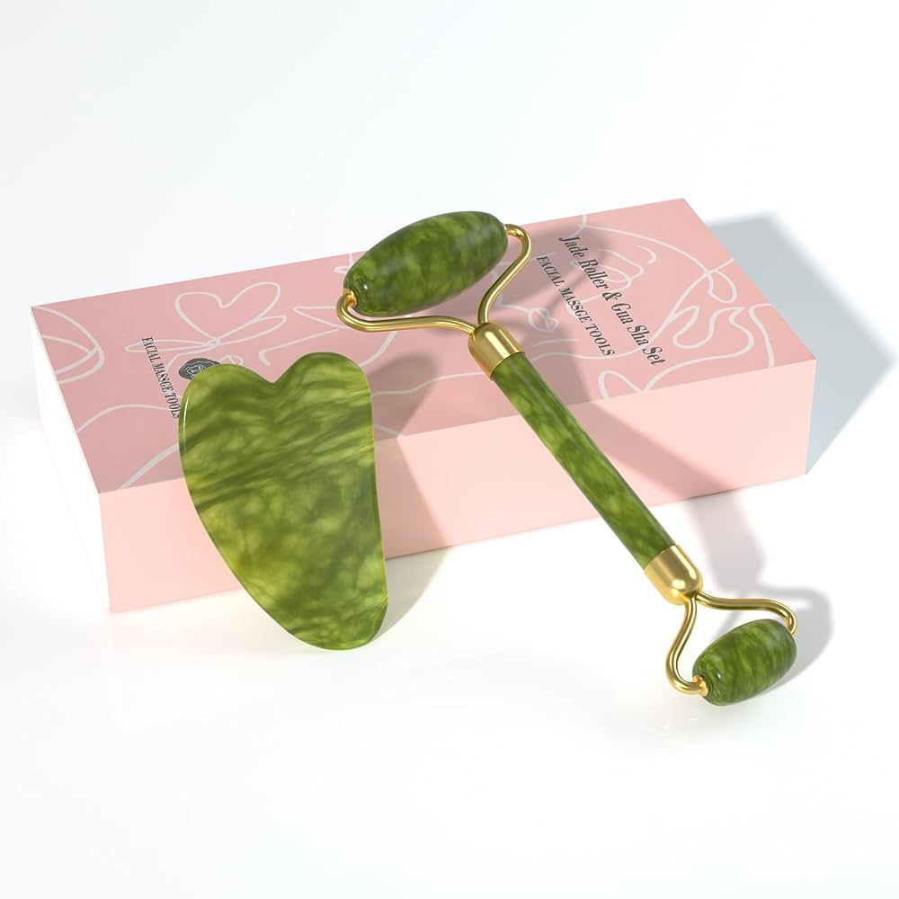 Kit De Rodillo Y Gua Sha