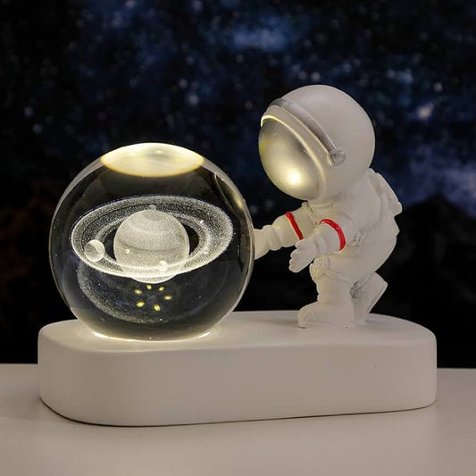 Lampara De Cristal De Astronauta