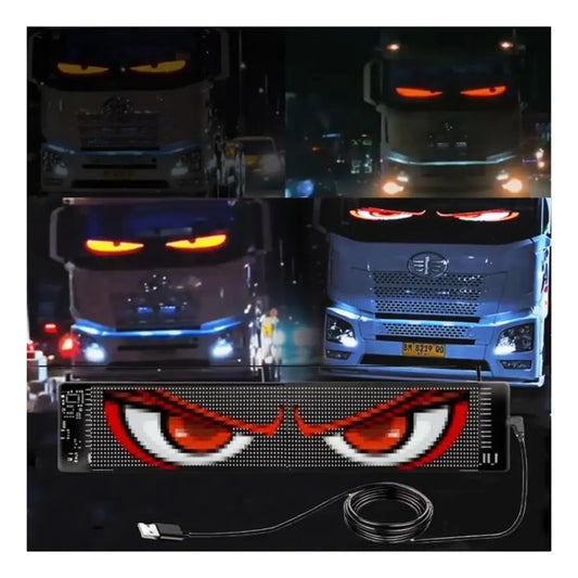 Luces LED Auto Cejas Enojadas