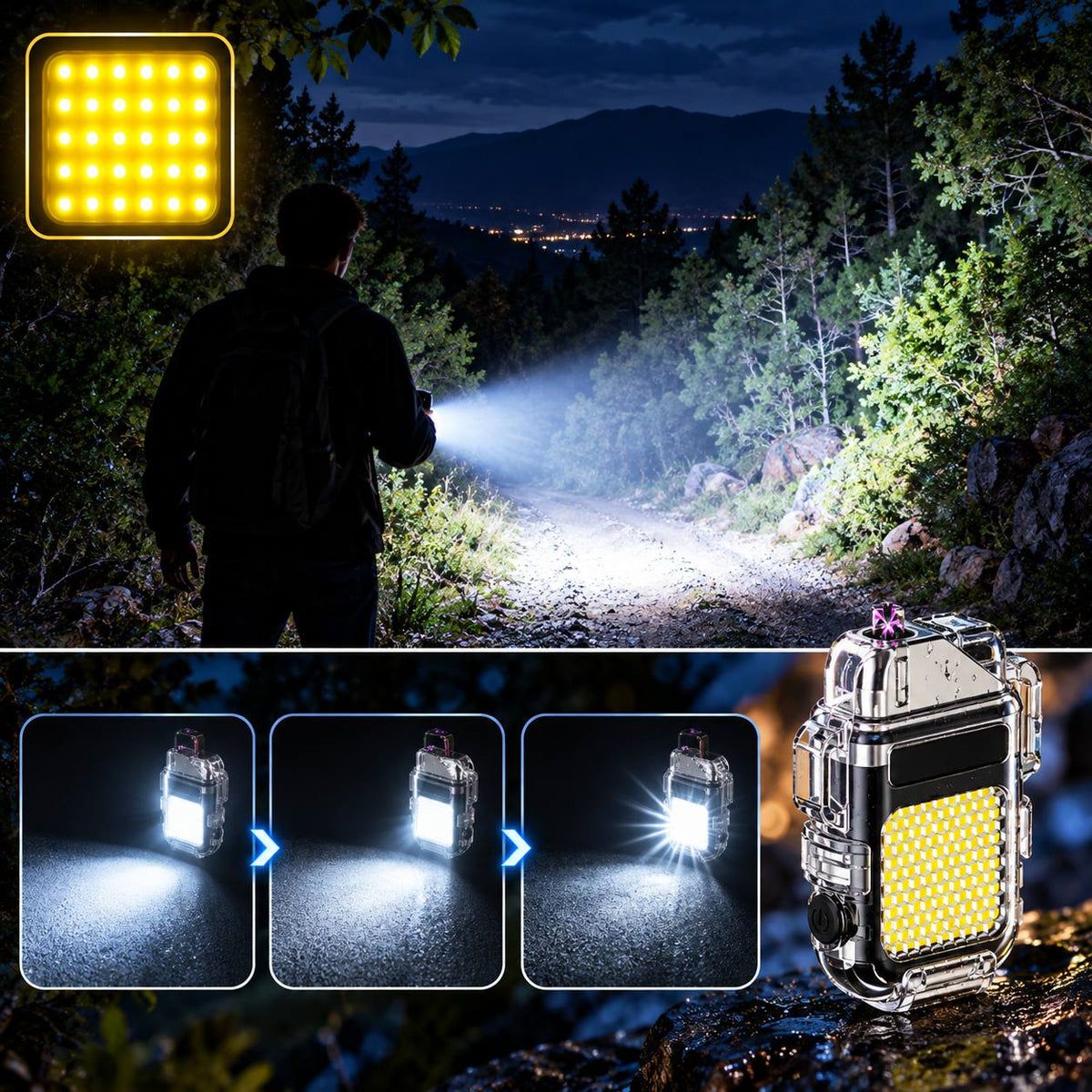Encendedor Y Luz De Emergencia